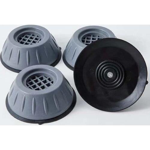 4 x Anti Vibration Pad Washing Machine Rubber Feet Mat Plastic Non-Slip Pad Universal Noise-reducing Furniture Lifting Foot Base