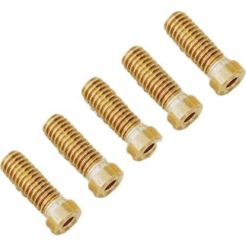 5pcs Hole Diameter 2mm to M4 Drive Transmission Shaft Tail Brass Seats Mini Mono Propeller Bases for RC Boat Model Toy Parts