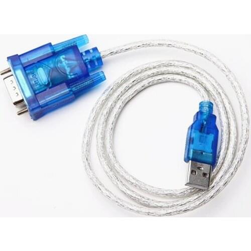500set/lot CH340 USB to RS232 COM Port Serial PDA 9 pin DB9 Cable Adapter Male to Male M/M For PC PDA GPS Support Windows7 8