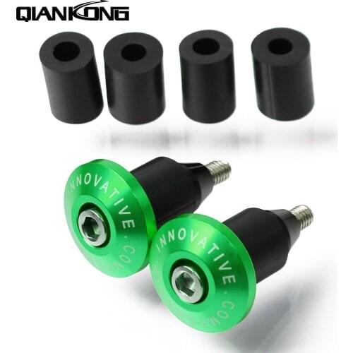 7/8"22 mm CNC motorcycle handlebar cap motocross handle bar grips ends for Kawasaki GTR1400 VN1600 VN1500 GPZ1100 GPZ500S EX500