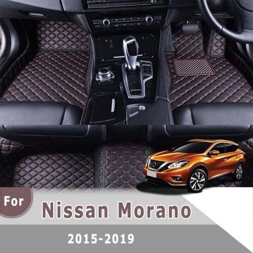 RHD Carpets Car Floor Mats For Nissan Morano 2019 2018 2017 2016 2015 Accessories Rugs Styling Custom Anti-Dirty Waterproof