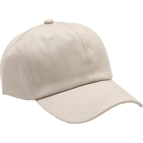 Men Soft Plain Dad Hat Baseball Cap Women Cotton Snapback Adjustable White Beige Khaki Black Red