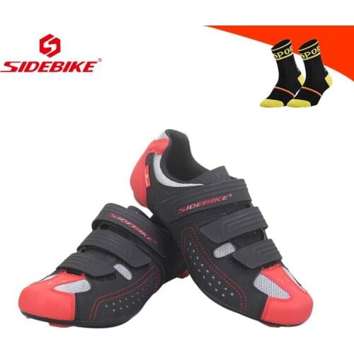 SIDEBIKE Road bike shoes men women breathable Wear-resistant self-locking outoodr Athletic Riding bicycle cycling sneakers