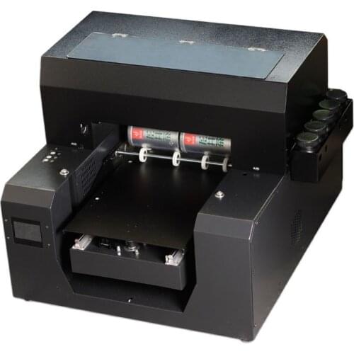 Cylindrical UV printer wine bottles mugs water bottles round boxes of A3 size UV printers free shipping