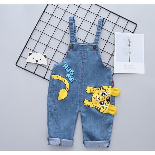 2026 Children Spring Autumn Denim Clothes Baby Boys Girls Bib Pants One Piece Overalls Infant Kids Toddler Casual Clothing