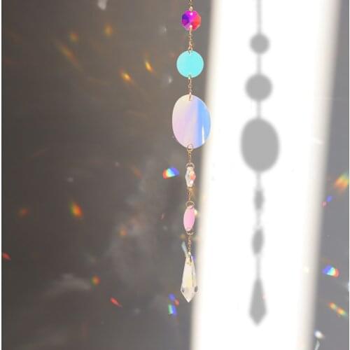 Crystal Sun Catchers garden decoration outdoor Rainbow sun catcher sunlight catcher for Window Pendant Home Car Lamp Decor