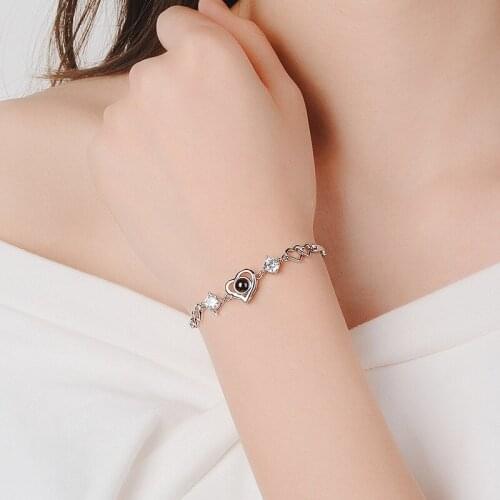 GB47 Europe and America Classic Bracelet fashion jewelry Bangles silver bracelet for girl gift day