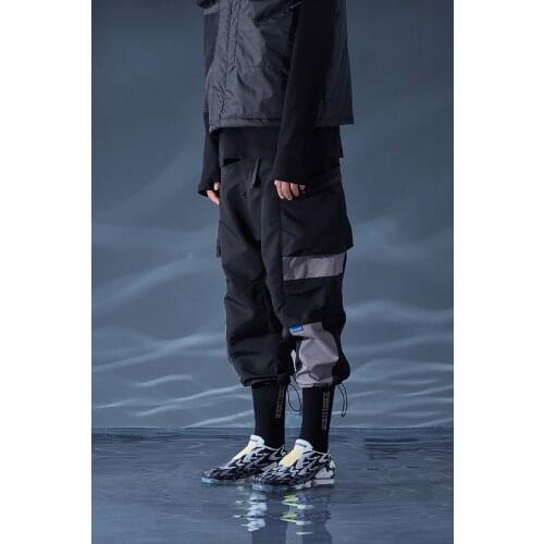 Summer Men Reindee Lusion Functional Lightweight Pants Ankle Length Multiple Pockets Techwear Streetwear Aesthetic