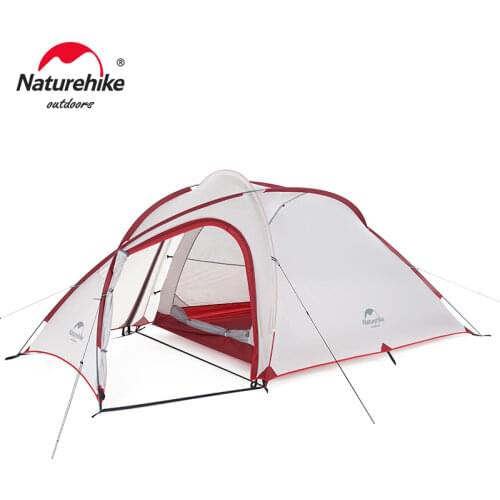 Naturehike 20D/40D Ultralight 1 Room 1 Hall Hiby Series Family Outdoor Camping Tent NH19ZP016