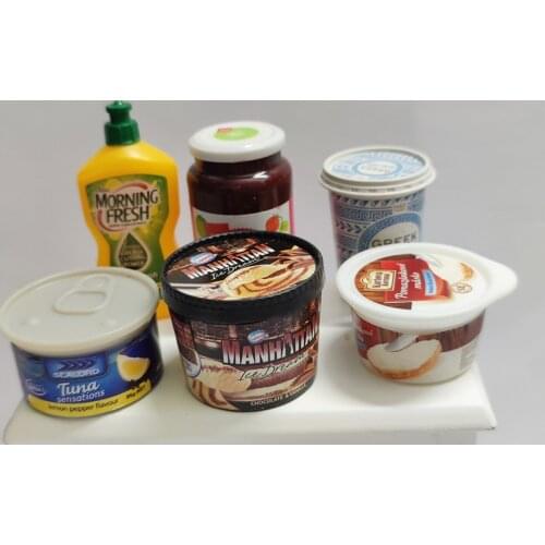 New Dollhouse Miniature Ice Cream food 1/6 Scale Daily Necessities Daily Necessities Pretend Play Toy Accessories