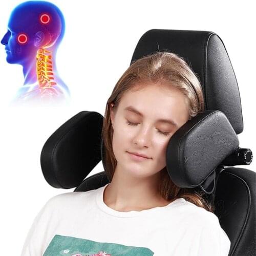 Car Seat Headrest Travel Rest Neck Pillow Cushion Seat Support Head Restraint Travel Sleeping Cushion For Kids Adults Children