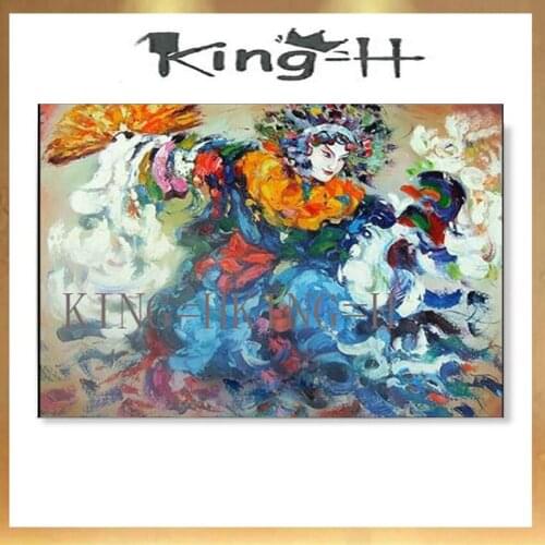 Hand painted abstract character oil painting on canvas face wall painting living room bedroom home decoration