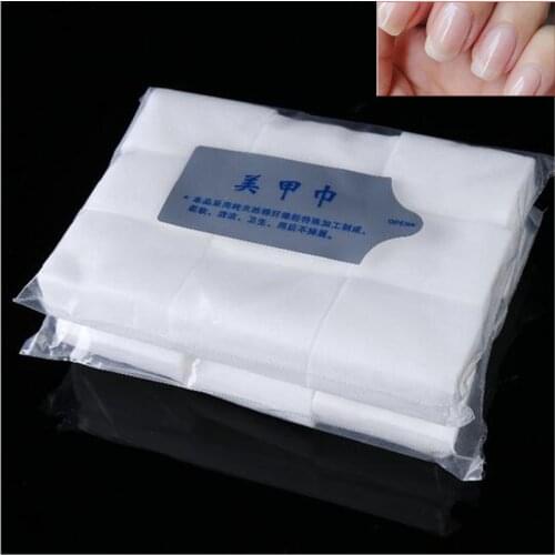 900PCS/Lot Lint Wipes Nail Polish Acrylic Gel Remover Towel Paper Bath Manicure Gel Wipe 100% Cotton Napkins Nail Art Tools