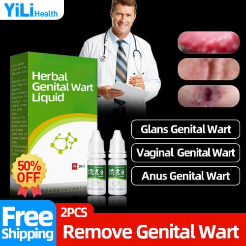 Condyloma Remover Herbal Liquid Medicine For Genital Warts Male Penis hpv Wart Removal Female Private Vaginal Antibacterial