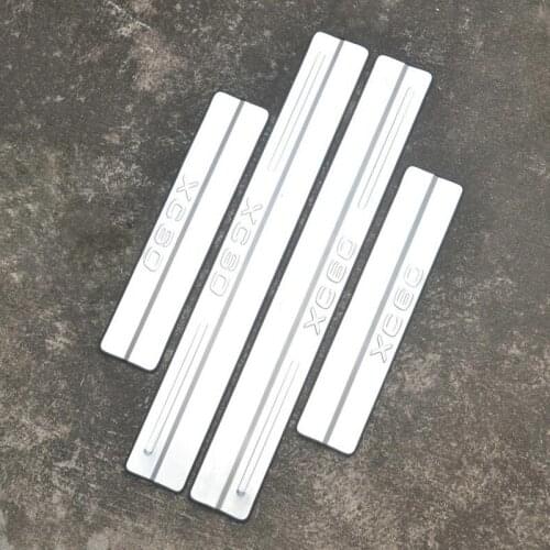 High quality 304 Stainless steel Scuff Plate Door Sill for 2009-2015 Volvo XC60 Car styling