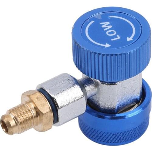 1 Pair High Low Adapter Connector R134A AC Air Conditioning Adjustable Quick Coupler Car Accessories