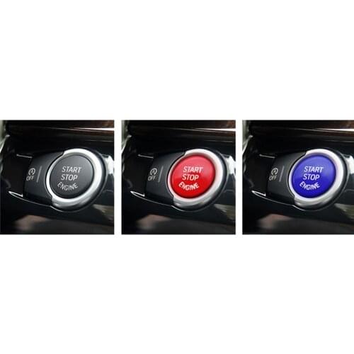 1PC Car Engine Start Stop Switch Button Replace Cover For BMW F16 2014 2015 2016 2017