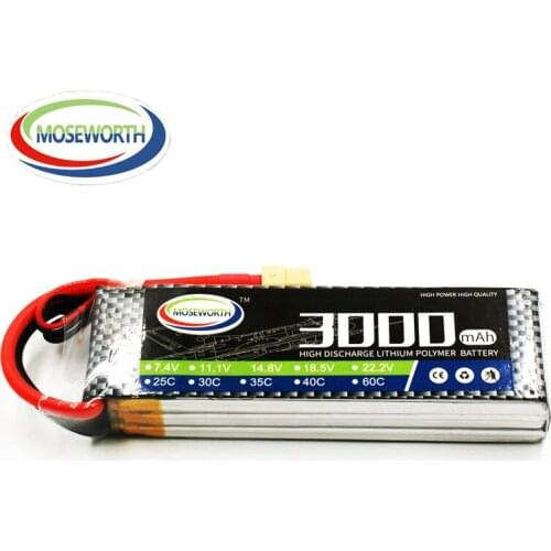 3S 11.1V 3000mAh 40C New Batteries High Power RC Toys LiPo Battery For RC Airplane Helicopter Car Drone Quadcopter Tank Truck Re