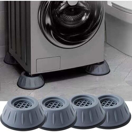 4Pcs Universal Fixed Non-Slip Pad Anti-Vibration Feet Pads Washing Machine Rubber Mat Anti-Vibration Pad Dryer Refrigerator Base