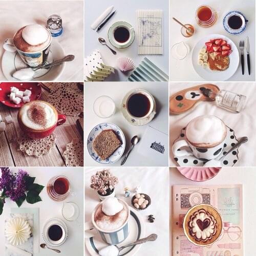 5D Diamond Painting Latte Coffee DIY Inlaid Rhinestone Embroidery Mosaic High Quality Art Deco Painting