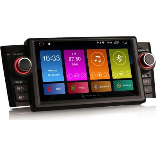7" Android 10.0 OS Car Multimedia GPS Radio for Fiat Grande Punto 2005-2009 Fiat Linea 2007-2011 with Built-in CarPlay Function