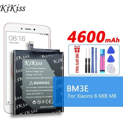 4600mAh Big Power Battery BM3E for Xiaomi Mi8 M8 Phone Replacement Battery High Capacity For Xiao mi 8 + Free Tools