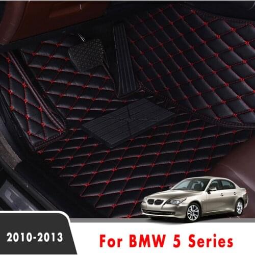 Car Floor Mats For BMW 5 Series 2013 2012 2011 2010 Car Carpets Custom Styling Automobiles Interior Accessories Car Mats Cover