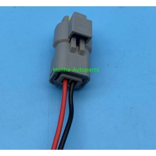 20pcs 2 pin FCI headlight lights water temperature sensor female connector 211PC022S0049 211 PC022S0049 with 15cm 18AWG wire