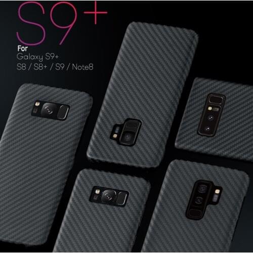 Carbon Fiber Case Voor Samsung Galaxy S21 Ultra S10 Plus S20 Plus S9 Note 20 9 10 Matte Aramidevezel ultra Dunne Telefoon Cover