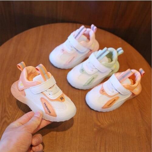 Childrens sports shoes girls boys' sports shoes baby running shoes childrens soft sole non slip breathable outdoor shoes