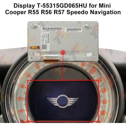 Display T-55315GD065HU for Mini Cooper R55 R56 R57 Countryman R60 Speedo Navigation LCD Screen