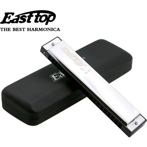 Easttop Brand T21 Hole Tremolo Harmonica harper gaita de boca Woodwind instrumentos musicais profissionais Mouth Organ armonica