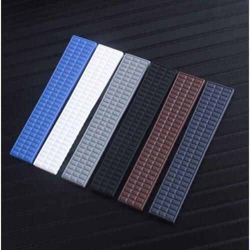 Black Brown Blue 18mm Soft Rubber Watchbands For Fit Patek Philippe Ladies Aquanaut 5067A 491PTK Strap band Belt