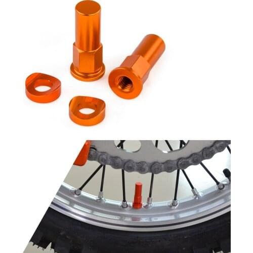 NICECNC Dirt Bike Rim Lock Nut Spacer Kit for KTM EXC SXF SX EXCF XC XCF XCW 85 125 250 350 450 525 300 200 150 Motocross