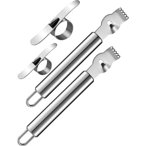 New 4 Pcs Lemon Grater Zester Stainless Steel Round Ring Orange Peeler Citrus Peeler Kitchen Accessories Kitchen Gadgets