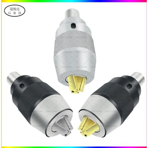 Drill chuck apu08 apu13 apu16 tool holder head apu series self-tightening drill clamp 0.5-8 1-13 3-16 for bt mt c20 c25 c32 r8