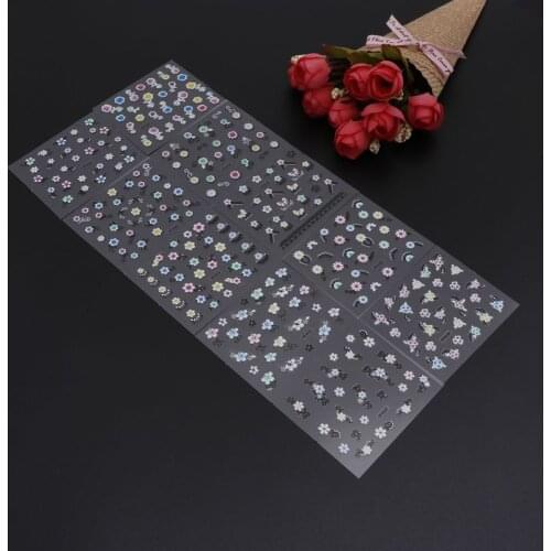 Drop Ship&Wholesale 10 Sheets 3D Design Nail Art Transfer Stickers Manicure Tips Decal Decoration Nov.1