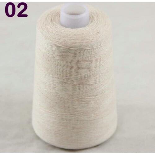 Sales 1X100g high quality 100% pure cashmere warm soft hand-woven tower yarn Cream 26202