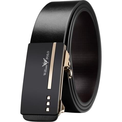 Mens Belt Luxury Brand Automatic Buckle Genuine Leather Harness Designer Belt silver Male Business Casual Male Trouser Belt