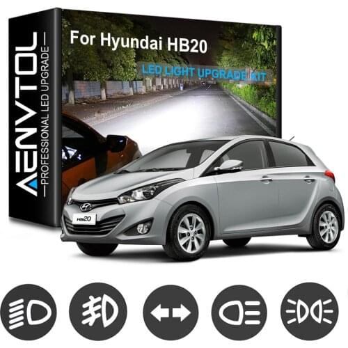 AENVTOL Canbus For Hyundai HB20 2012-2019 Accessories Exterior Lights LED Car Headlight Signal Lamps Brake Reverse Flashes Light