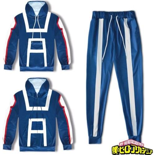 Anime My Hero Academia Cosplay Hoodies Hoody Hip Hop Casual Coat Sweatshirts Hooded Casual Coat Boku No Hero Academia Coat
