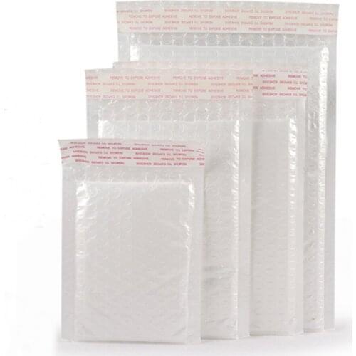 1000pcs White pearl film foam bag clothing waterproof bag express packaging bag logistics bag envelope