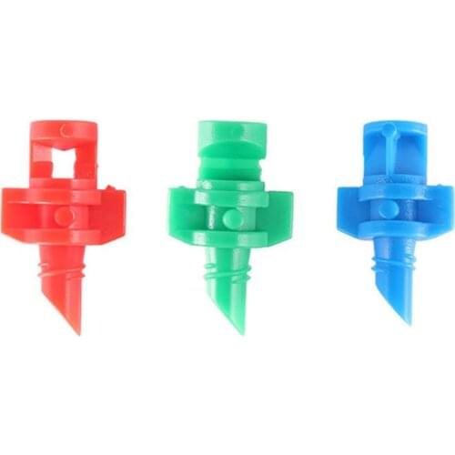50PCS 90/180/360 Degree Micro Garden Lawn Misting Spray Nozzle Drip Tape Irrigation Mist Spray Nozzle Plant Sprayer