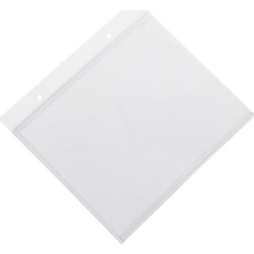 A6 Clear Menu Sleeves Flip Sign Holder Pvc Tag Pouch Sign Envelope Poster Cover Hanging Price Tag Pocket