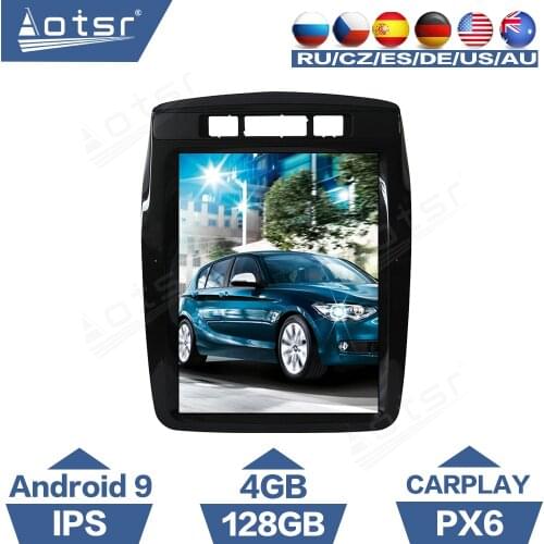 AOTSR Tesla Style Android 9 Car Radio Coche For VW Volkswagen Touareg 2010 - 2018 GPS Navigation DSP CarPlay IPS PX6 Autostereo