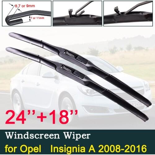 Car Wiper Blades for Opel Insignia A MK1 2008~2016 Vauxhall Holden Buick Regal Front Windscreen Wipers Car Accessories Goods