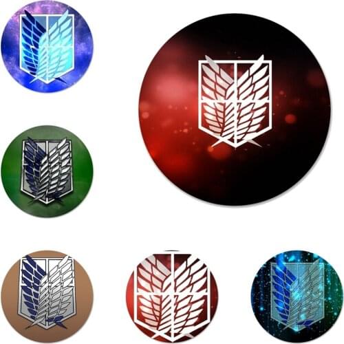 Attack On Titan Scouting Legion logo Icons Pins Badge Decoration Brooches Metal Badges For Clothes Backpack Decoration