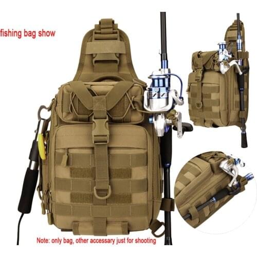 Multifunctional Fishing Bags Waterproof Reel Lure Pack Messenger Pole Outdoor Shoulder Fishing Bag Carp Tackle Pesca X446G