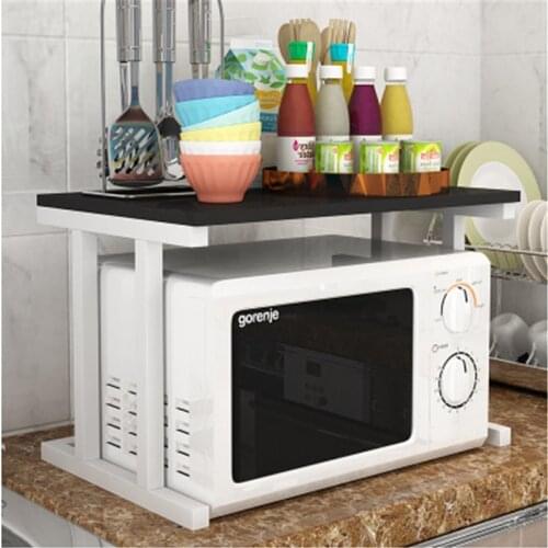 Microwave Oven Shelf Layer 2 Kitchen Receive Seasoning Oven Console Rice Cooker Double Storage