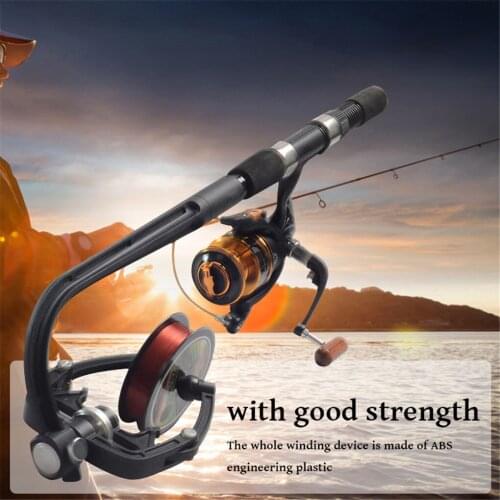 Portable Fishing Line Winder Spooler Spinning Baitcasting Reel Line Spooler Machine Station System Line Spooling Winder